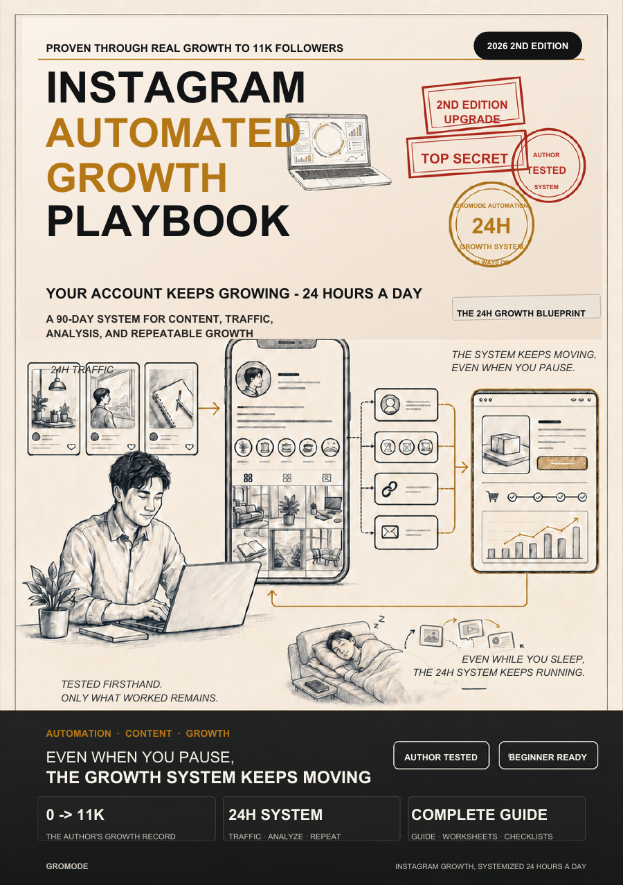 The Instagram Automated Growth Playbook cover